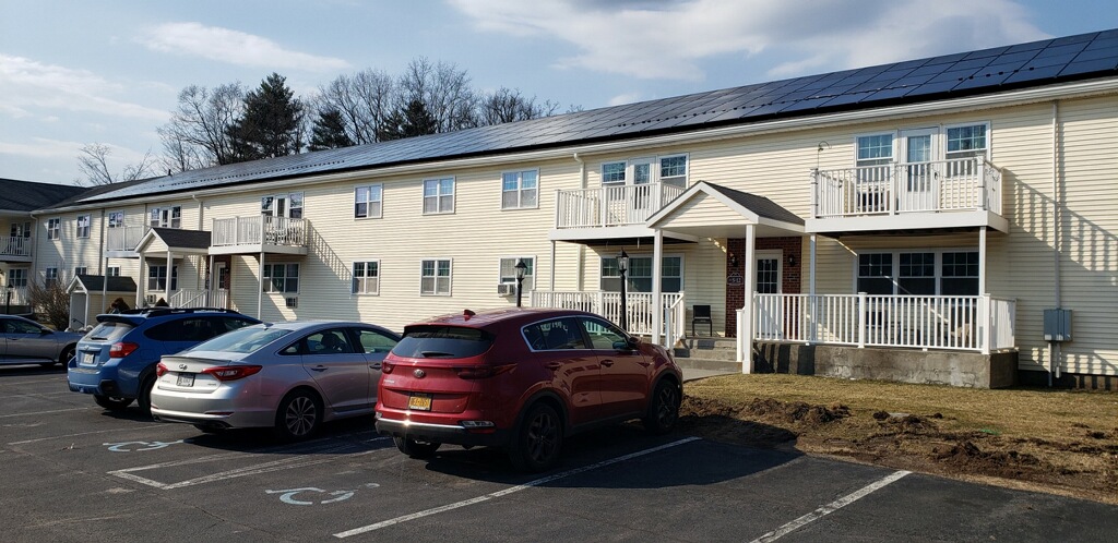 Two hundred feet of gutters in Saratoga New York